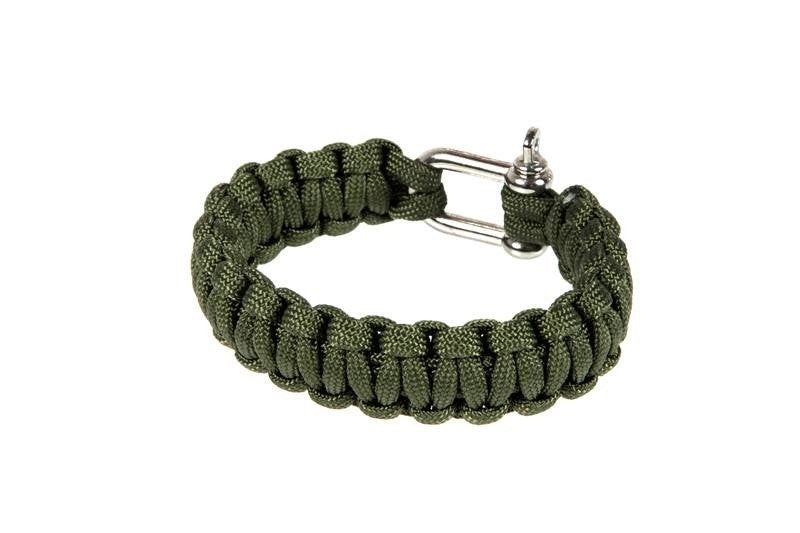 Pulsera paracord de supervivencia con grillete