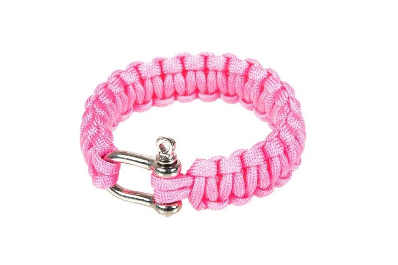 Pulsera paracord de supervivencia con grillete