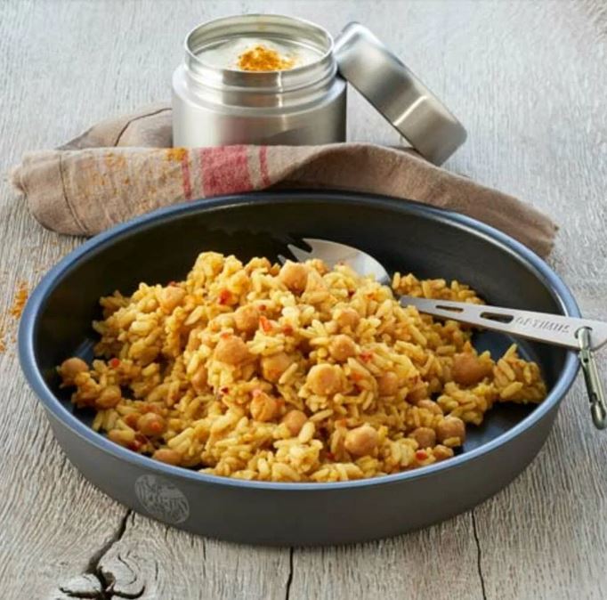 Comida liofilizada y de aventura