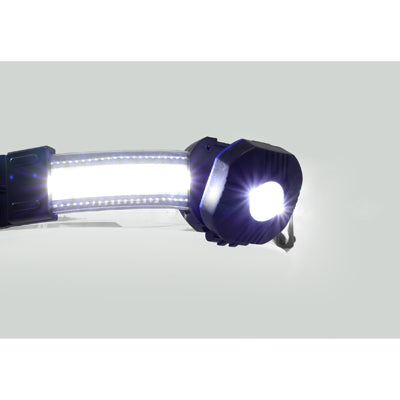 Linterna frontal con tiras led 500 L e iluminacion trasera