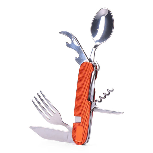 Set de cubiertos para camping y outdoor modelo Aconcagua.