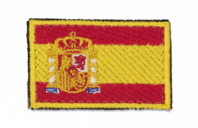 Bandera de españa brazo bordada