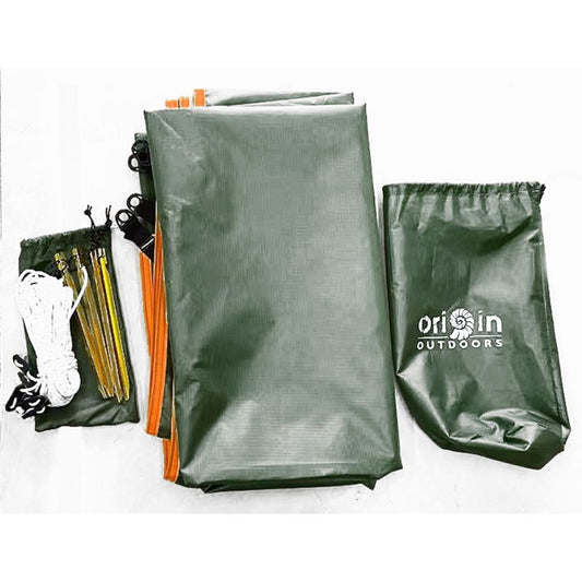 Lona Tarp Impermeable y Ligera 400 x 300 cm resistente rayos UV