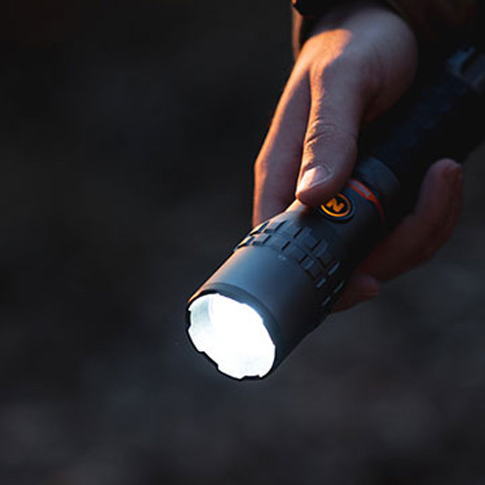 NEBO Slyde King 2K - Linterna Recargable 2000 Lumen y Luz de Trabajo 500 Lumen - 5 Modos de Iluminación Con Base Magnética
