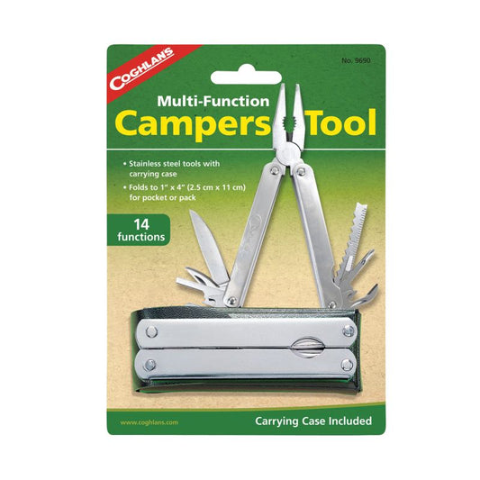 Multiherramienta de Acero Inoxidable Coghlan para senderismo y camping Compacta, Robusta y Funcional