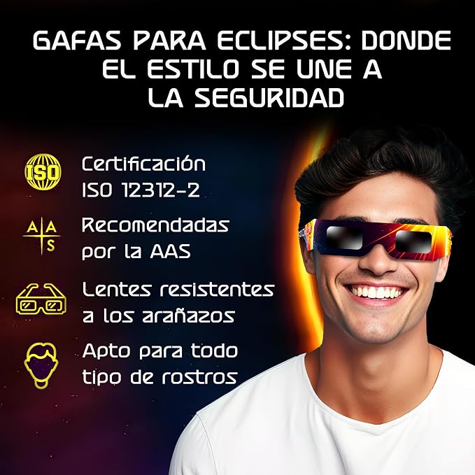 Gafas homologadas para eclipse