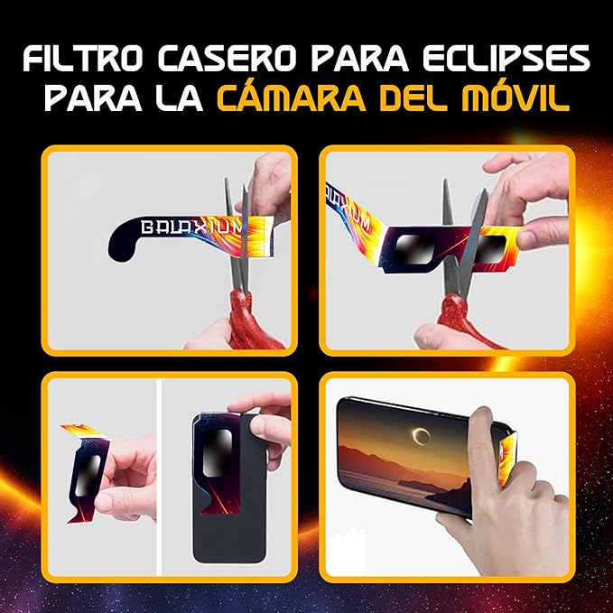 Gafas homologadas para eclipse