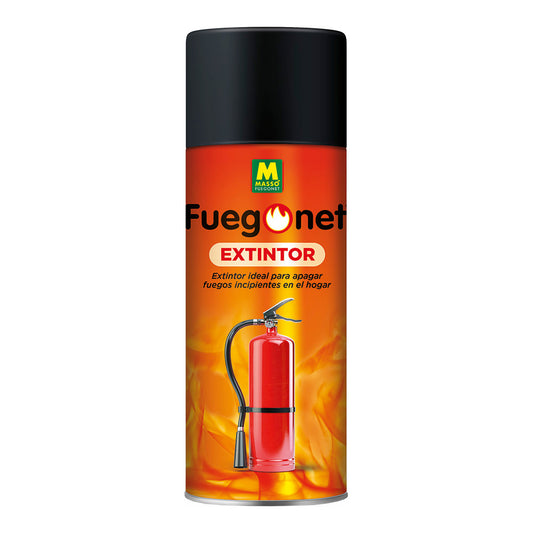 Extintor Portátil Fuegonet 500g – Seguridad instantánea para barbacoas y chimeneas