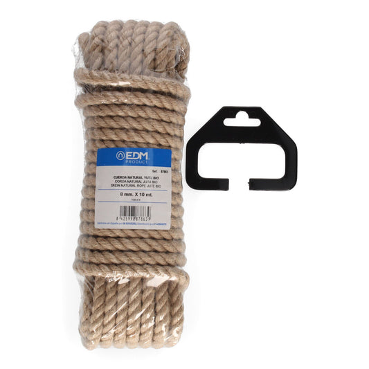 Cuerda de Yute natural biodegradable.8mm  10m