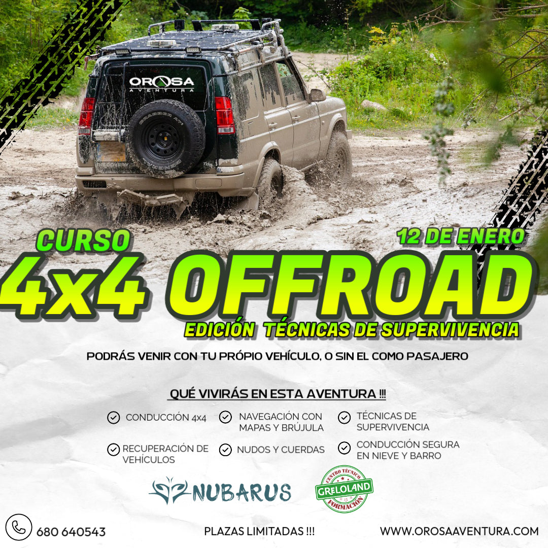 Curso 4x4 OFFROAD edicion supervivencia