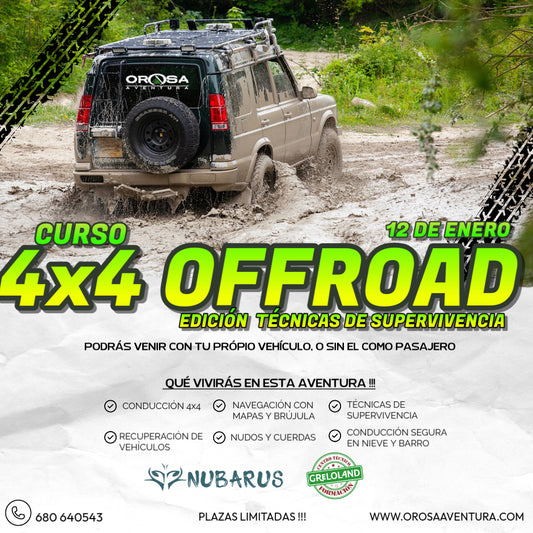 Edição de sobrevivência do curso 4x4 OFFROAD