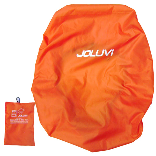 Funda impermeable cubre mochilas 30/50  litros naranja