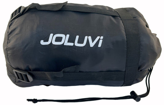 Bolsa de compresión joluvi para sacos de acampada de 2 estaciones.