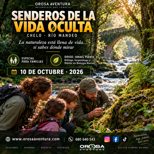 Senderos de la vida oculta. Ruta de Chelo y el río Mandeo ( 10 de Octubre)