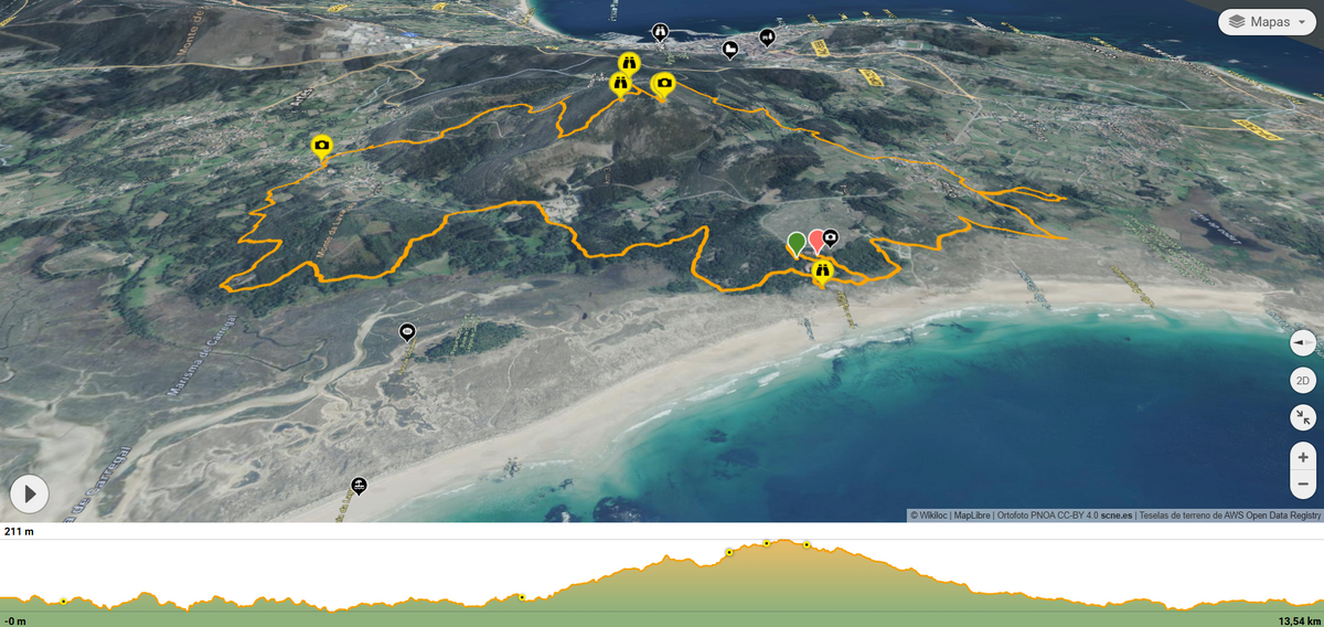 Ruta de senderismo " Parque Natural de las dunas de Corrubedo y el Monte Castro" (13 diciembre)
