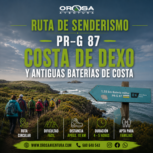 Ruta de senderismo PR G-87 Costa de Dexo y Baterias de costa.  ( 5 de agosto)