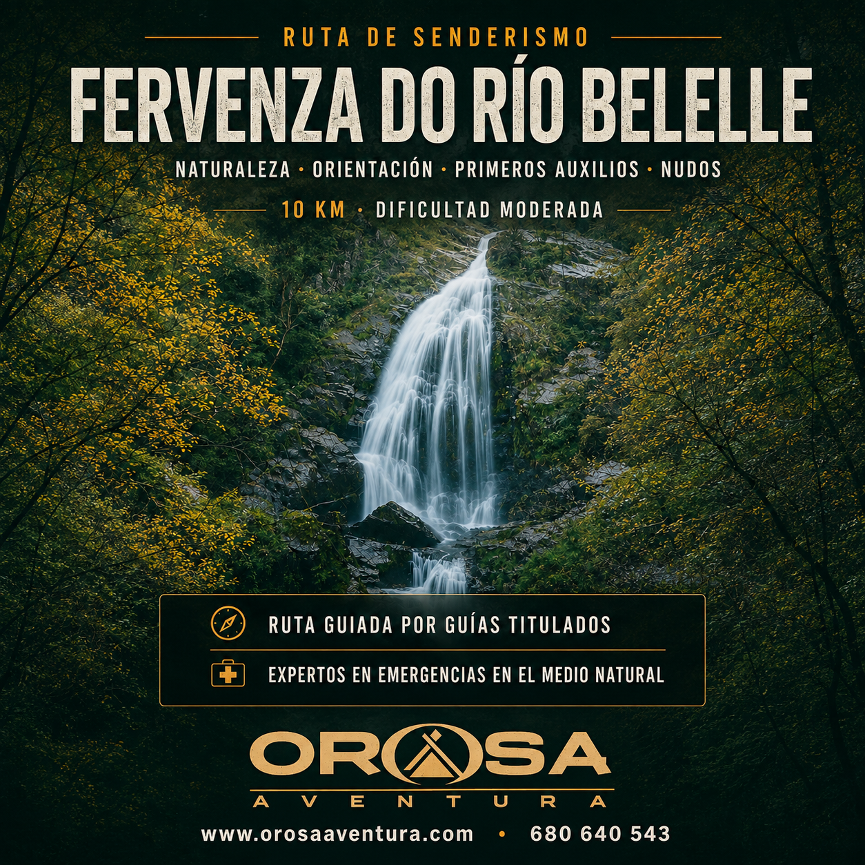 Ruta de senderismo "Fervenza rio Belelle" (18 de octubre)