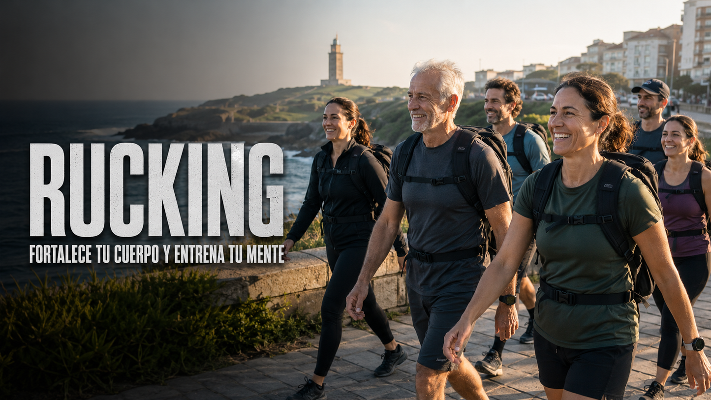 Entrenamiento funcional de "Rucking" Orosa Aventura.