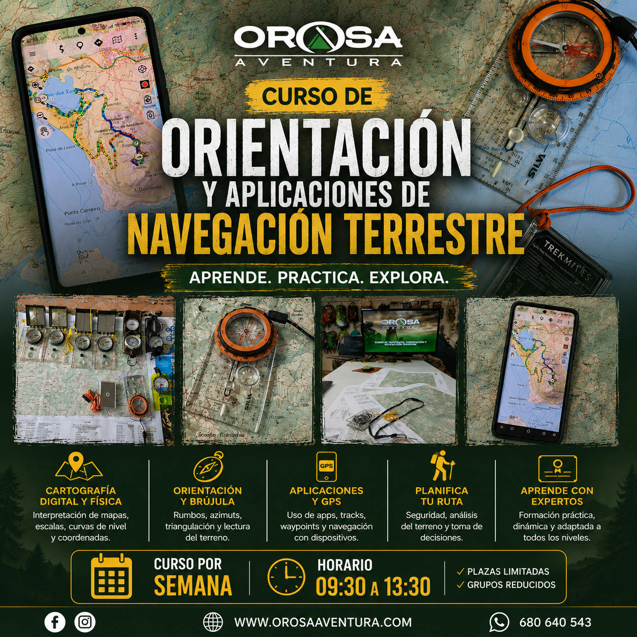 Curso de Orientación y Aplicaciones de Navegación Terrestre