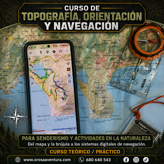 Curso de Topografía, Orientación y Navegación para senderismo y actividades en la Naturaleza. (03 y 04 de Octubre)