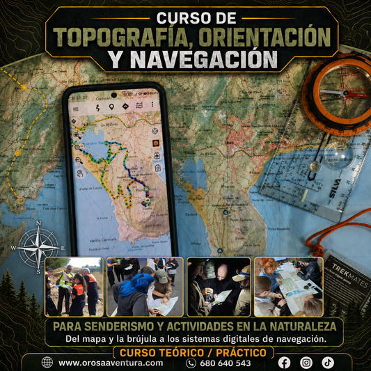 Curso de Topografía, Orientación y Navegación para senderismo y actividades en la Naturaleza. (03 y 04 de Octubre)