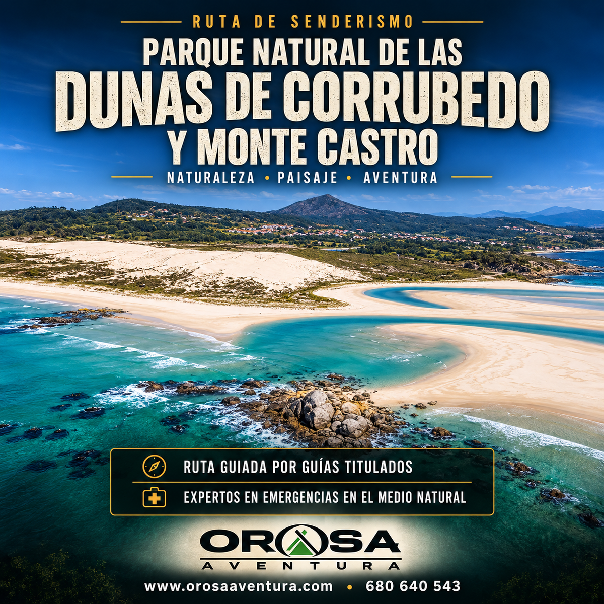 Ruta de senderismo " Parque Natural de las dunas de Corrubedo y el Monte Castro" (13 diciembre)