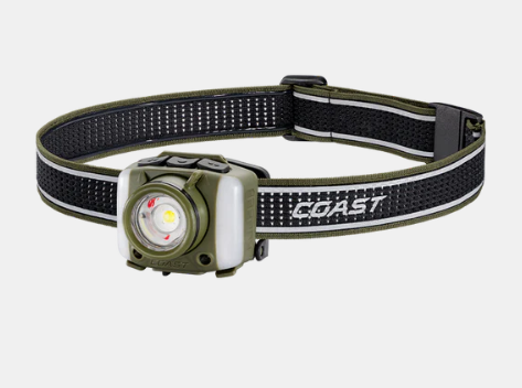 Linterna frontal de 1250Lúmenes varios modos Coast FL95R