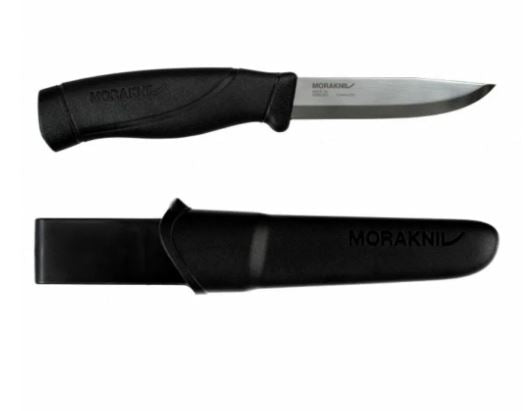 Cuchillo Morakniv Companion negro acero inox.