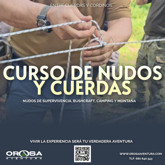 Curso práctico de nudos y cuerdas.