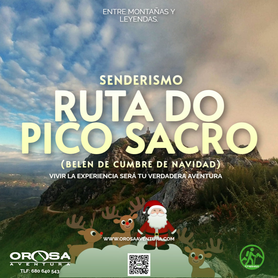 Ruta de senderismo: Subida a Pico Sacro y belen de cumbre por Navidad.