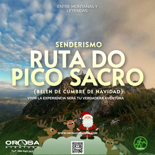 Ruta de senderismo: Subida a Pico Sacro y belen de cumbre por Navidad.