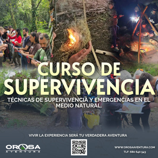 Curso de sobrevivência de nível básico TEMN1 Orosa Aventura