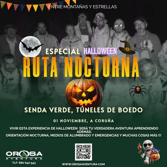 Ruta Nocturna Especial Halloween – Senda Verde de los Túneles de Boedo (Laracha)