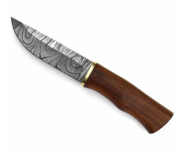 Cuchillo Njord Oskar Bushcraft acero Damasco