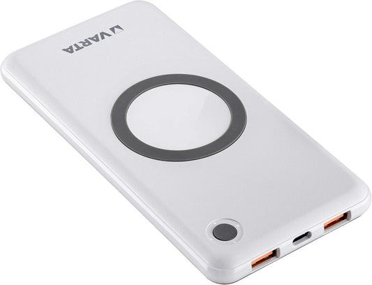 Power bank inalámbrico Varta de 10.000 mAh y carga inalambrica