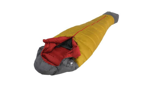Saco de dormir plumón de pato hidrófugo Robens Couloir 350 -4°C, 795g de peso