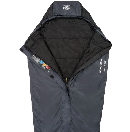 Saco de dormir ligero para climas templados Highlander Trekker 150