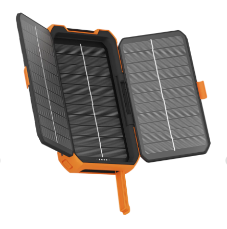 Bateria externa Powerbank solar resistente 10.000 mAh - 20W