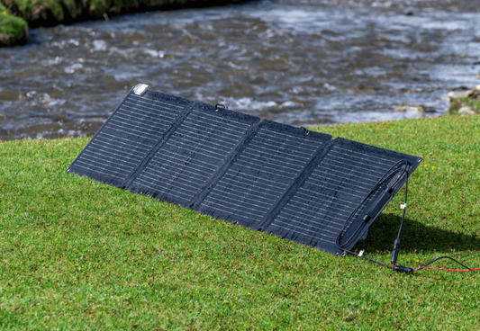 Panel Solar Portátil EcoFlow de 110W – Energía limpia y gratuita en cualquier lugar