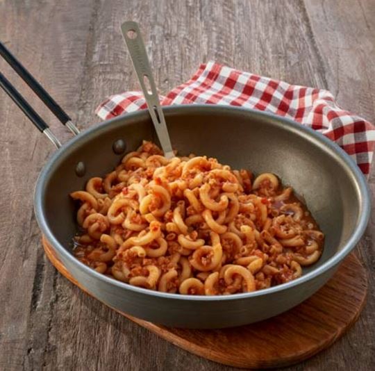 Comida liofilizada vegetariana Pasta con salsa boloñesa vegetal Trek'n Eat