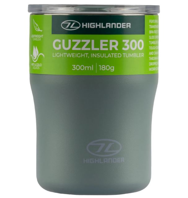 Taza térmica aislante doble pared acero inoxidable Highlander Guzzler 300