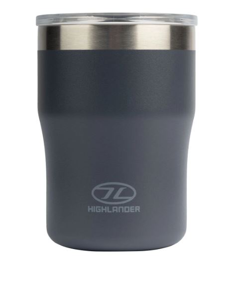 Vaso tazón térmico de acero inoxidable Highlander Guzzler 300ml