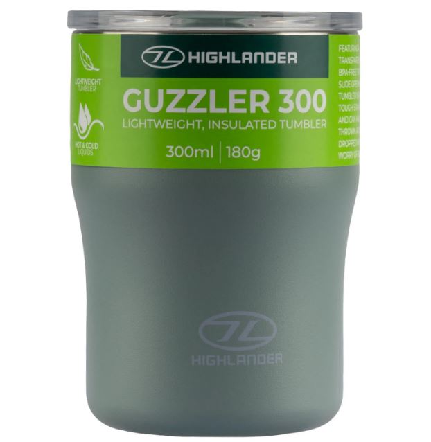 Vaso tazón térmico de acero inoxidable Highlander Guzzler 300ml