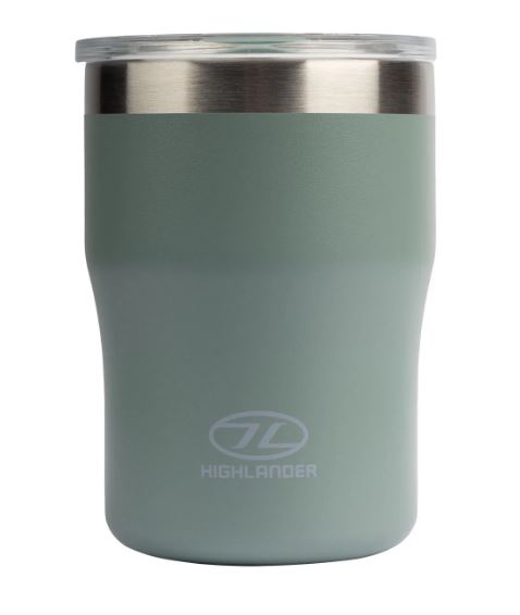 Vaso tazón térmico de acero inoxidable Highlander Guzzler 300ml