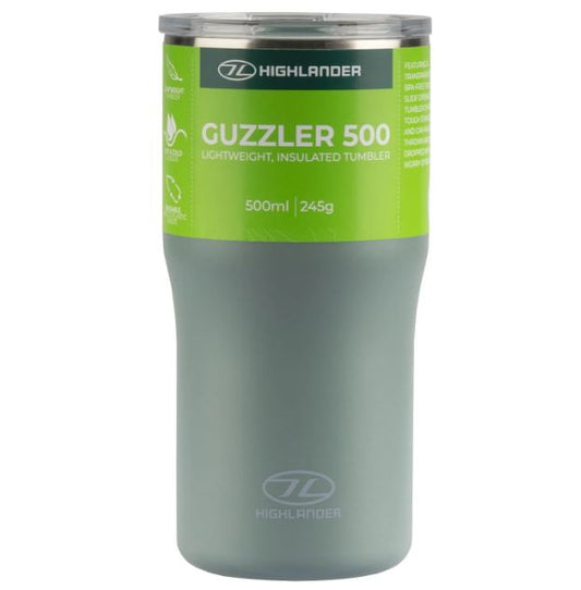 Vaso térmico con doble pared y aislamiento al vacío GUZZLER 500ml