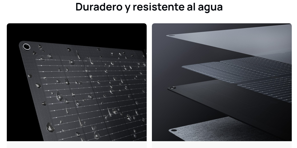 Panel solar portátil EcoFlow NextGen de 160 W