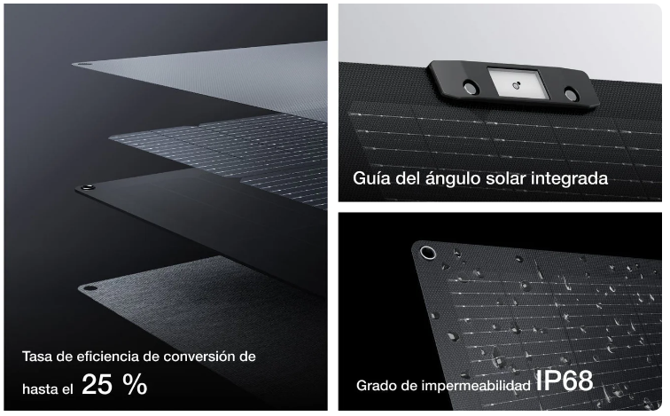 Panel solar portátil EcoFlow NextGen de 160 W