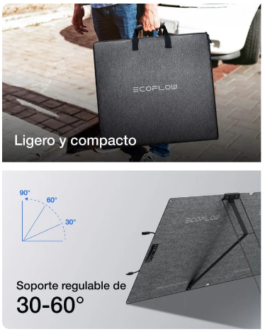 Panel solar portátil EcoFlow NextGen de 160 W