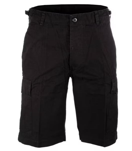 Pantalón Bermuda felpa negra