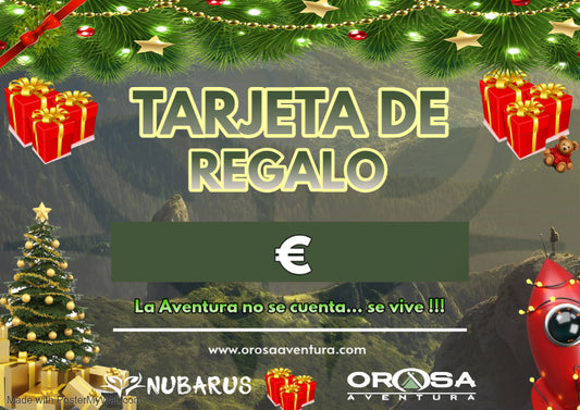 Tarjeta de regalo Orosa Aventura.